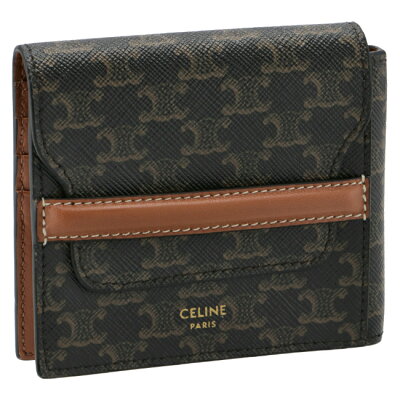 セリーヌ/CELINE 財布 メンズ FLAP ORIGAMI WALLET 二つ折り財布 TAN 2021年春夏新作 10D90-2BZ9-04LU
