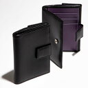 エッティンガー 二つ折り財布（メンズ） エッティンガー/ETTINGER 財布 メンズ スムースカーフ 二つ折り財布 PURPLE ST2052JR-0002-0004