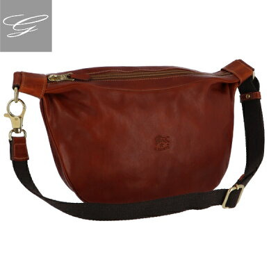 【20SS SALE】イルビゾンテ/IL BISONTE バッグ メンズ CLASSIC ショルダーバッグ COGNAC 2019年春夏 A1979-PO-566