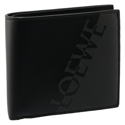 【SALE】ロエベ/LOEWE 財布 メンズ SIGNATURE BIFOLD COIN WALLET 二つ折り財布 ANTHRACITE/BLACK C314501X01-0070-1268