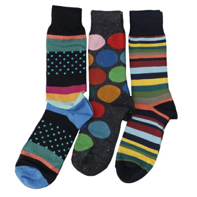 ポールスミス/PAUL SMITH 靴下 メンズ MEN SOCK PACK ソックス NAVY 2022年秋冬新作 M1ASOCK-J3PKN-47