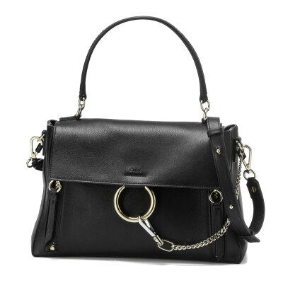 クロエ CHLOE バッグ レディース C17WS321 HGJ 001 ショルダー付 ハンドバッグ ミディアム FAYE DAY フェイ デイ BLACK ブラック