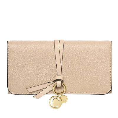 クロエ CHLOE 財布 レディース CHC17AP942 H9Q 24L 二つ折り長財布 ALPHABET アルファベット BLUSH NUDE ベージュ
