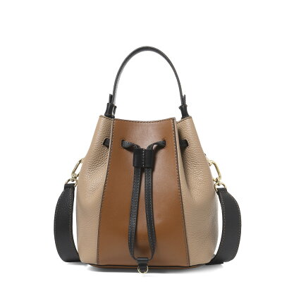 フルラ FURLA バッグ レディース WB00353 BX0181 1480S ショルダー付 バケットバッグ ミニ MIASTELLA ミアステラ GREIGE+COGNAC マルチカラー