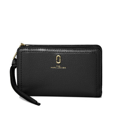 マーク ジェイコブス MARC JACOBS 財布 レディース M0015120 001 二つ折り財布 THE SOFTSHOT ザ ソフトショット BLACK ブラック