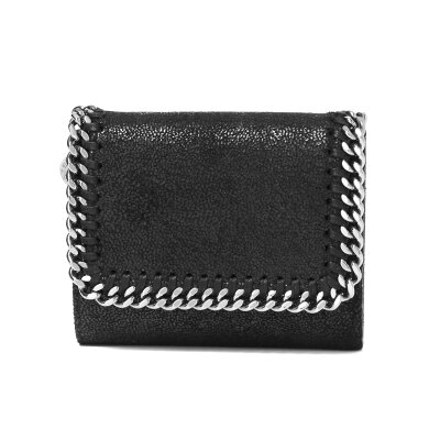 ステラ マッカートニー STELLA McCARTNEY 財布 レディース 431000 W9132 1000 三つ折り財布 スモール FALABELLA ファラベラ BLACK ブラック