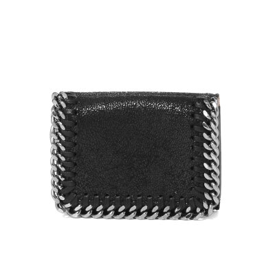 ステラ マッカートニー STELLA McCARTNEY 財布 レディース 521371 W9132 1000 三つ折り財布 ミニ FALABELLA ファラベラ BLACK ブラック
