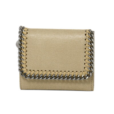ステラ マッカートニー STELLA McCARTNEY 財布 レディース 431000 W9132 9300 三つ折り財布 スモール FALABELLA ファラベラ CLOTTED CREAM ベージュ