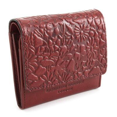 キャサリンハムネット 財布 二つ折り財布 ワイン KATHARINE HAMNETT LONDON khp402-80 レディース 婦人 ギフト 定番 彼氏 彼女 プレゼント