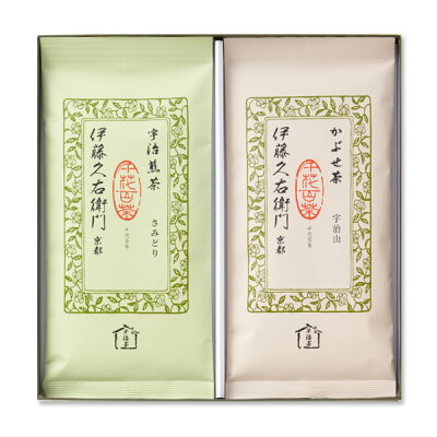 送料込み 宇治茶 ギフト 宇治煎茶 かぶせ茶 茶葉 袋入り セット 化粧箱 FA-23 § ギフト 緑茶 お茶 高級 日本茶 専門店 お取り寄せ 京都 お土産 天保三年創業 老舗お茶屋 伊藤久右衛門 | ギフト プレゼント グリーンティー グリーンティ 茶 煎茶 おちゃ 引越し