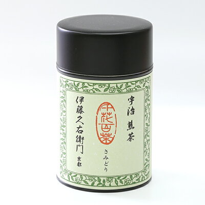 宇治茶 ギフト 宇治煎茶 さみどり 茶葉 105g 缶入り § ギフト 緑茶 お茶 高級 日本茶 専門店 お取り寄せ 京都 お土産 天保三年創業 老舗お茶屋 伊藤久右衛門 |ギフト プレゼント グリーンティー グリーンティ 茶 煎茶 おちゃ 引越し 挨拶 引っ越し 内祝い