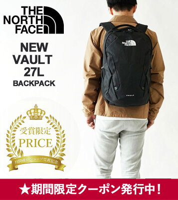 ★限定クーポン発行中!ザ・ノースフェイス リュック メンズ レディース THE NORTH FACE VAULT ヴォルト 27L バックパック デイパック バッグ ロゴ中央デザイン (NF0A3VY2) 2022入荷今季モデル
