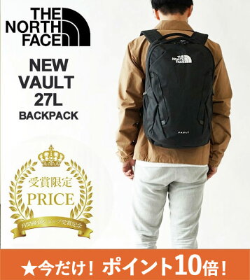 ザ・ノースフェイス リュック メンズ レディース THE NORTH FACE VAULT ヴォルト 27L バックパック デイパック バッグ ロゴ中央デザイン (NF0A3VY2) 2022入荷今季モデル