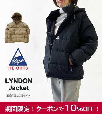 【クーポン10%OFF】【正規販売店】ケープハイツ ダウン ジャケット レディース Cape HEIGHTS ダウンジャケット LYNDON ショート丈 アウター 着脱フード LYNDON Jacket (CHW111742221182/CHW111742221001) 【2021AW 新作】