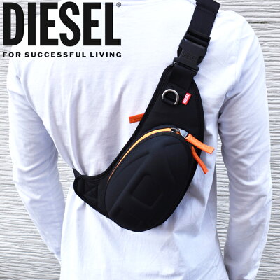 DIESEL ディーゼル ボディバッグ ショルダーバッグ ブラック X09140 P4630 T8013 ディーゼル バッグ diesel バッグ 1DR-POD CROSS BODY