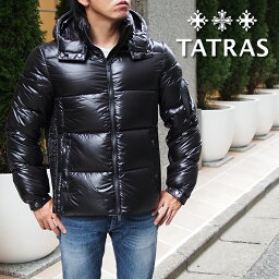タトラス TATRAS タトラス BELBO MTAT21A4562-D フード付き メンズダウンジャケット BLACK/ブラック タトラス ダウン メンズ タトラス メンズ