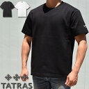 タトラス TATRAS タトラス ジャガード織り 半袖クルーネックTシャツ 全2色 MEROPE MTAT22S8192-M メロぺ ロゴ刺繍 タトラス メンズ ブランド tシャツ