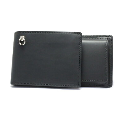 JAM HOME MADE ジャムホームメイド セミロングウォレット -BLACK- 長財布 二つ折り財布 財布 ロングウォレット レディース メンズ 本革 レザー 小銭入れ コインケース 二つ折りサイフ カードケース 革 隠しポケット付き 誕生日 プレゼント