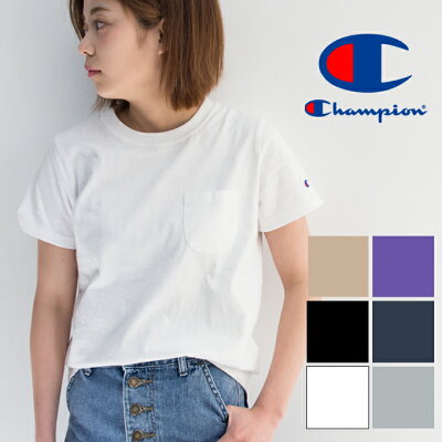【SALE!!】【 Champion チャンピオン 】 ウィメンズ ポケット Tシャツ CW-M321 Champion チャンピオン ウィメンズ ポケT レディース ロゴ ワンポイント 半袖 CHAMPION チャンピオン tシャツ チャンピオン champion チャンピオン ティーシャツ レディース tシャツ