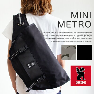 【 CHROME クローム 】 MINI METRO ミニメトロ メッセンジャーバッグ BG001 / バッグ ショルダーバッグ かばん サイクリング カジュアル アウトドア 20.5L 防水 ロゴ ブランド メンズ レディース ユニセックス chrome バッグ クローム バッグ