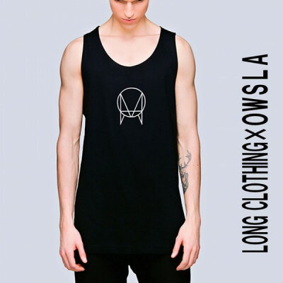 owsla タンクトップ ブラック LONG CLOTHING ロングクロージング ロック パンク ロックtシャツ ユニセックス BOY LONDON ボーイロンドン カットソー メンズ レディース ビッグt 半袖 ブラック 黒 ロックファッション ロング丈 ノースリーブ かっこいい 夏