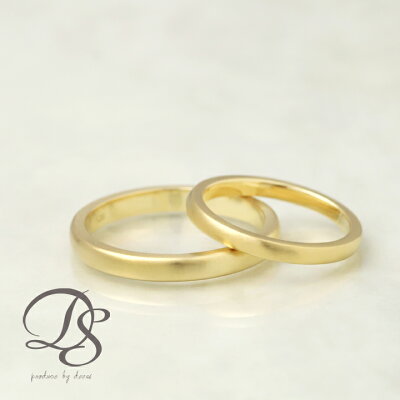 【送料無料】K18 ゴールド ペアリング 2本セット ペアレディース メンズ 結婚指輪 マリッジリング 18金 18K K18マリッジリング 18金マリッジリング 18Kリング おしゃれ シンプル 大人可愛い プレゼント DEVAS ディーヴァス
