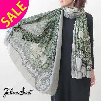 【SALE】ファリエロサルティ FALIERO SARTI 2019 ストール モダールカシミヤ ONE DOLLAR | モダール カシミヤ 長い 生地 冬 おしゃれ かわいい レディース イタリア製 ブランド 海外 プレゼント【▼50】