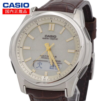 【国内正規品】CASIO(カシオ) wave ceptor ウェーブセプター WVA-M630L-9AJF タフソーラー 世界6局対応電波ソーラー時計(WVA-M630Dシリーズの革バンド・一部流通モデル)