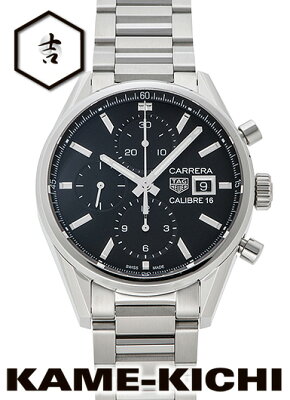 タグ・ホイヤー カレラ クロノグラフ Ref.CBK2110.BA0715 新品 ブラック (TAG HEUER Carrera Chronograph)【楽ギフ_包装】