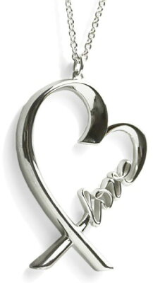 Tiffany&Co. ティファニーラビングハートラブハートチェーンペンダントネックレスラヴィングダブルハートスターリング シルバーアクセサリー愛をそのまま表現告白&決める記念日にLOVING HEART LOVE NECKLACEPALOMA PICASSO