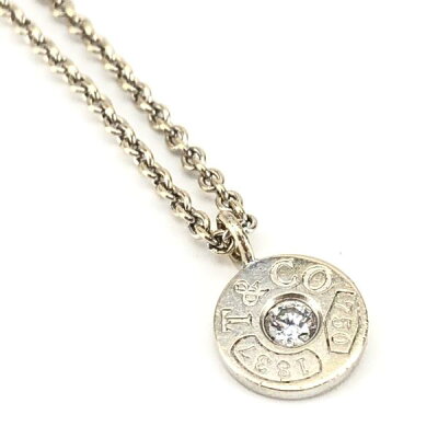 TIFFANY ティファニー サークルペンダント ダイヤモンド 750 K18WG アクセサリー ジュエリー ネックレス レディース 女性 管理RY20002104