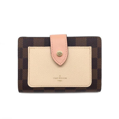 LOUIS VUITTON ルイヴィトン N60380 ポルトフォイユ・ジュリエット SP3280 ダミエ・エベヌキャンバス×レザー/クレーム×ゴールド金具 USED-A k3101897927400042 送料無料 かんてい局コザ山内店