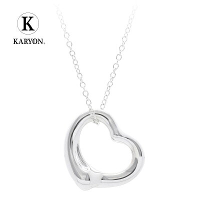 【商品動画】【定番サイズ】ティファニー/Tiffany&co レディース エルサ ペレッティ オープンハート ネックレス シルバー Ag925 16mm 誕生日 記念日 プレゼント ギフトラッピング 正規品【中古】