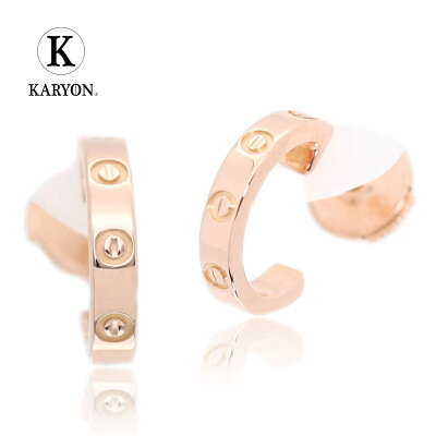 【ギフト品質】【SPECIAL梱包】カルティエ/Cartier レディース ジュエリー LOVE ラブピアス K18PG ピンクゴールド 誕生日
