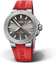 オリス 腕時計（メンズ） スイス製ORIS オリス AQUIS アクイスデイト・レリーフ 300m防水 自動巻き腕時計 ダイバーズウォッチ 正規代理店商品