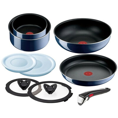 【2021年新製品】ティファール T-fal インジニオ・ネオ フライパンセット ロイヤルブルー・インテンス セット9 L43792 ガス火専用・IH 不可 送料無料 z-M-L43792 3168430322349