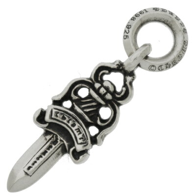 CHROME HEARTS(クロムハーツ) ダガーチャーム ペンダントトップ クロムハ—ツ l chromehearts 正規品 送料無料 誕生日 プレゼント ギフト レディース メンズ アクセサリー シルバー 925 ネックレス ペア クロム 芸能人 愛用
