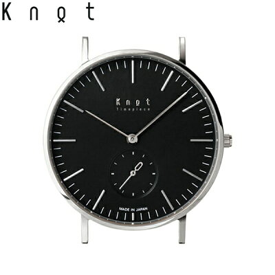 Knot ノット 時計 クラシック スモールセコンド シルバー & ブラック 時計本体のみベルト別売り 腕時計 メンズ レディース サファイアガラス 日本製