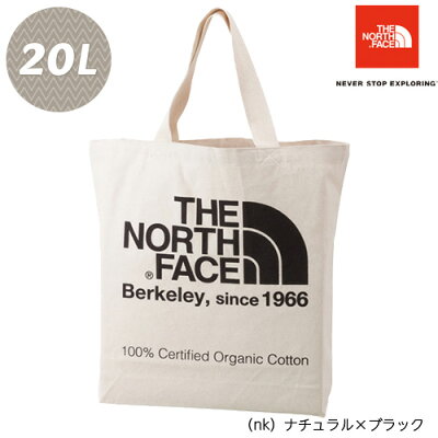 ノースフェイス(THE NORTH FACE) オーガニック コットントート NM81616| スポーツ アウトドア メンズ レディース おしゃれ コットン 綿100% トートバック トートバッグ トート バック バッグ エコバッグ エコバック 肩掛けバッグ 野外フェス