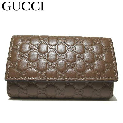 グッチ アウトレット GUCCI キーケース 150402 グッチシマ マイクロGG 6連キーケース GG柄・ブラウン系【RCP】【楽天カード分割】【メンズ】【レディース】