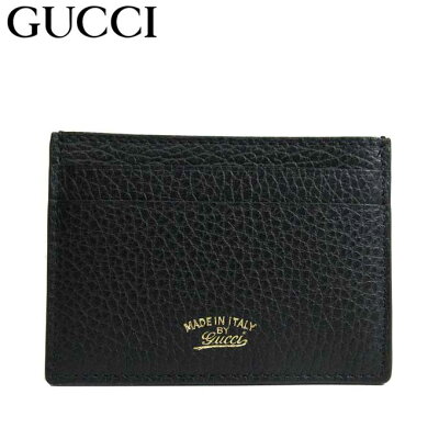 グッチ ブティックライン GUCCI カードケース 368876 レザー マチなし カードケース ブラック【カードケース】【RCP】【楽天カード分割】【レディース】