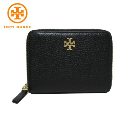 【1000円OFF 8/11 01:59迄】トリーバーチ TORY BURCH 財布 64243-1119-001 レザー ラウンド ミニ財布 CARTER / BLACK【レディース】【ギフト】