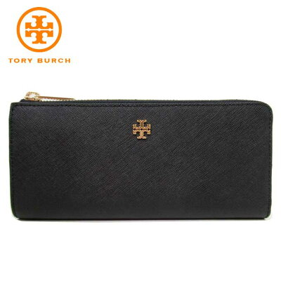 トリーバーチ 長財布 レディース 86078 1121 001(ブラック) レザー L字ファスナー エマーソン TORY BURCH アウトレット 送料無料【ギフト】