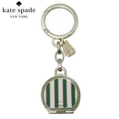 ケイトスペード キーケース レディース K6123 300 メタル ストライプ バッグ モチーフ キーフォブ キーリング kate spade アウトレット 送料無料【メール便対応(ネコポス)】【ギフト】