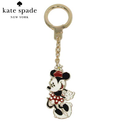 ケイトスペード キーケース WORU0324 974 コラボ ミニーマウス キーフォブ キーリング kate spade アウトレット 送料無料【メール便対応(ネコポス)】【ギフト】