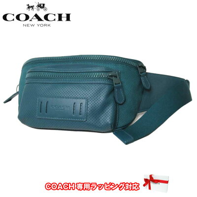 コーチ COACH ショルダーバッグ 1960 レザー ベルトバッグ / ウエストポーチ / ボディバッグ TRRN BLT BAG MNCH DT / QBQZG(リーフブルー)【メンズ】【母の日】【ギフト】