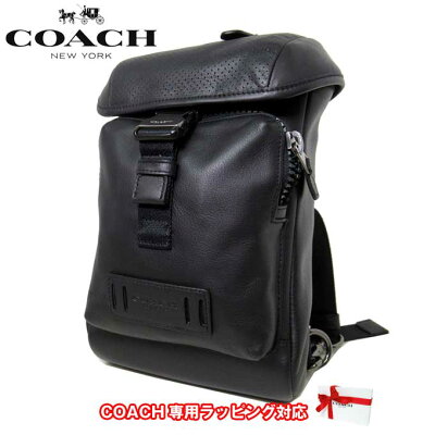 コーチ アウトレット COACH ショルダーバッグ 2944 スムースレザー レンジャー ミニ パック / ボディバッグ QB/BK(ブラック)【メンズ】【母の日】【ギフト】