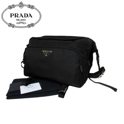 プラダ ブティック PRADA ショルダーバッグ 2VH021 ナイロン 三角プレート ボディーバッグ TESSUTO MONTAGN / NERO【メンズ】【RCP】【0815楽天カード分割】【レディース】【s-mail03】