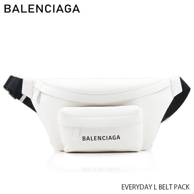 【送料無料】【2019 SS】【新作】【並行輸入品】『BALENCIAGA-バレンシアガ-』EVERYDAY L BELT PACK〔552375/DLQ4N〕−エブリデイ ベルト パック ウエストポーチ ボディバッグ ロゴ ブラック-
