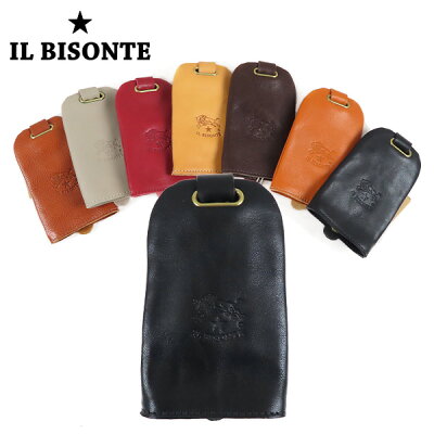 IL BISONTE イルビゾンテ KEYRING キーリング キーホルダー ベル型 レザー ロゴ レディース メンズ ユニセックス C0330P 145 120 153 245 214 455 810